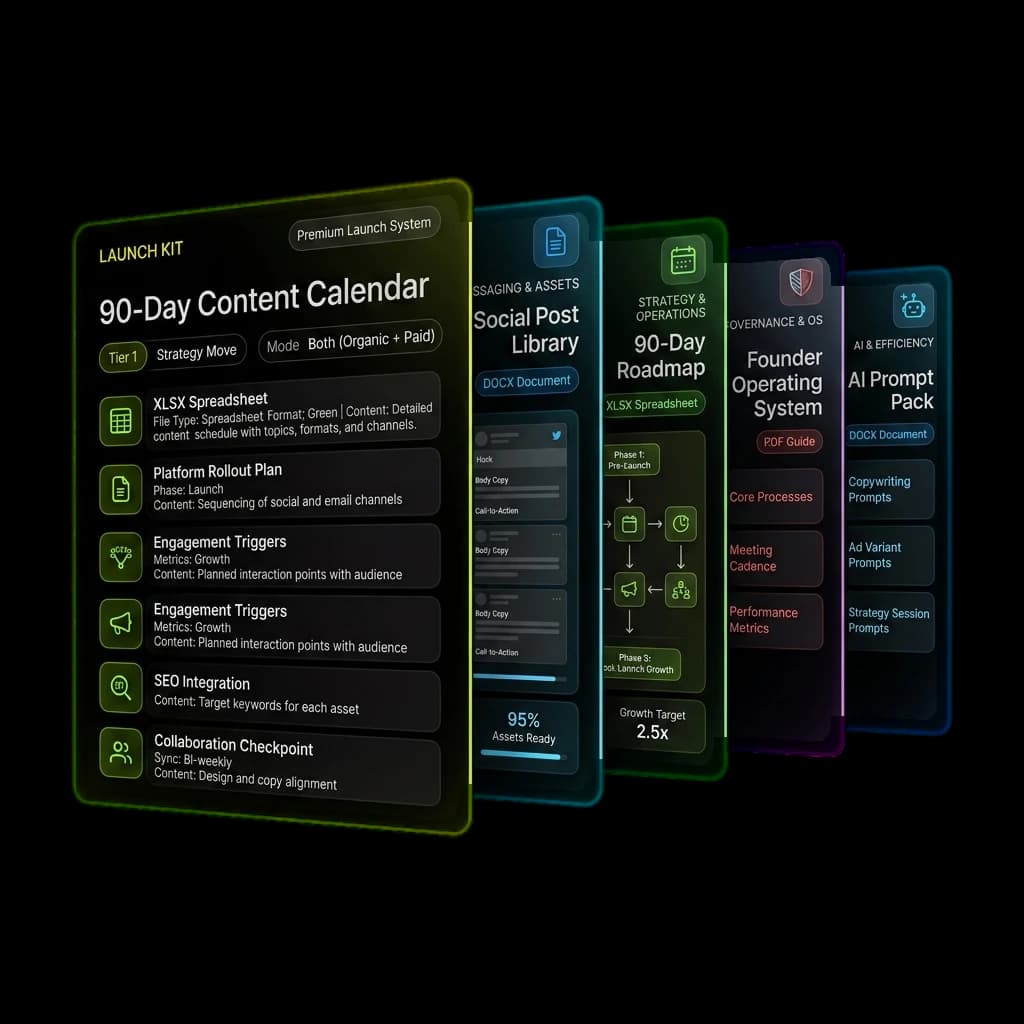 Launch Kit preview cards